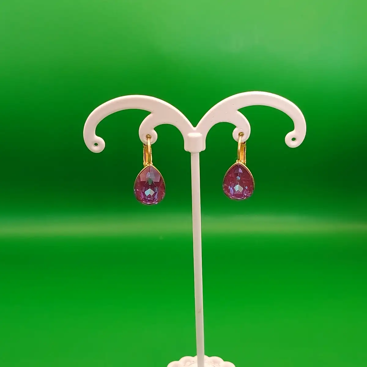 boucles d oreilles cristaux