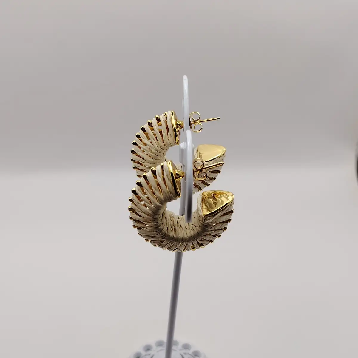 boucles d oreilles corde