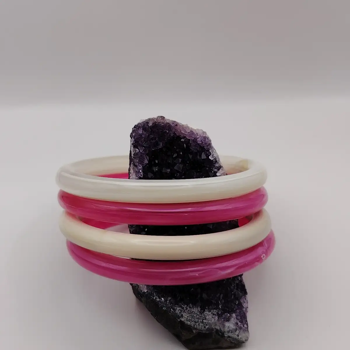 bracelet en résine de couleur