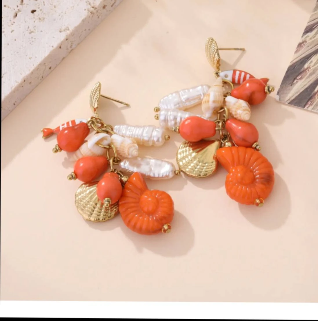 boucles d oreilles d été