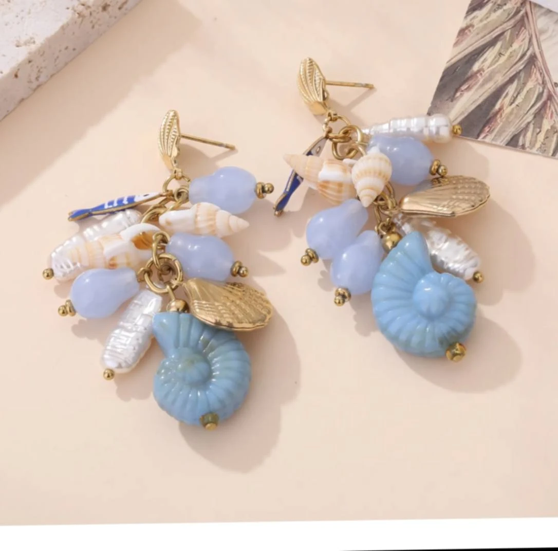 boucles d oreilles d été