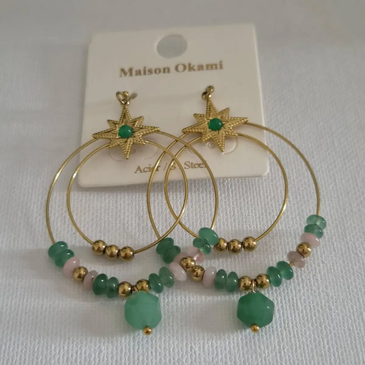 boucles d oreilles d été