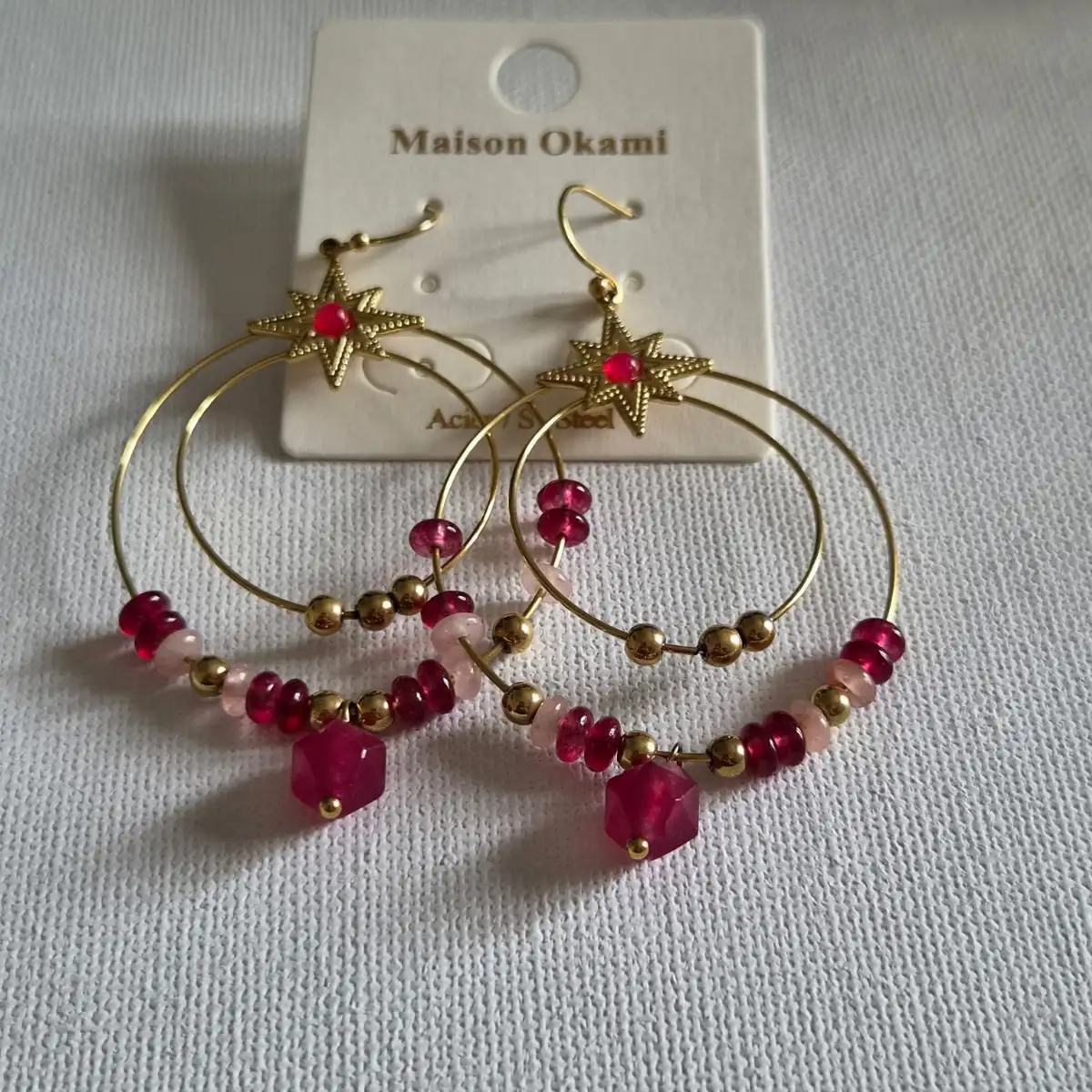 boucles d oreilles d été