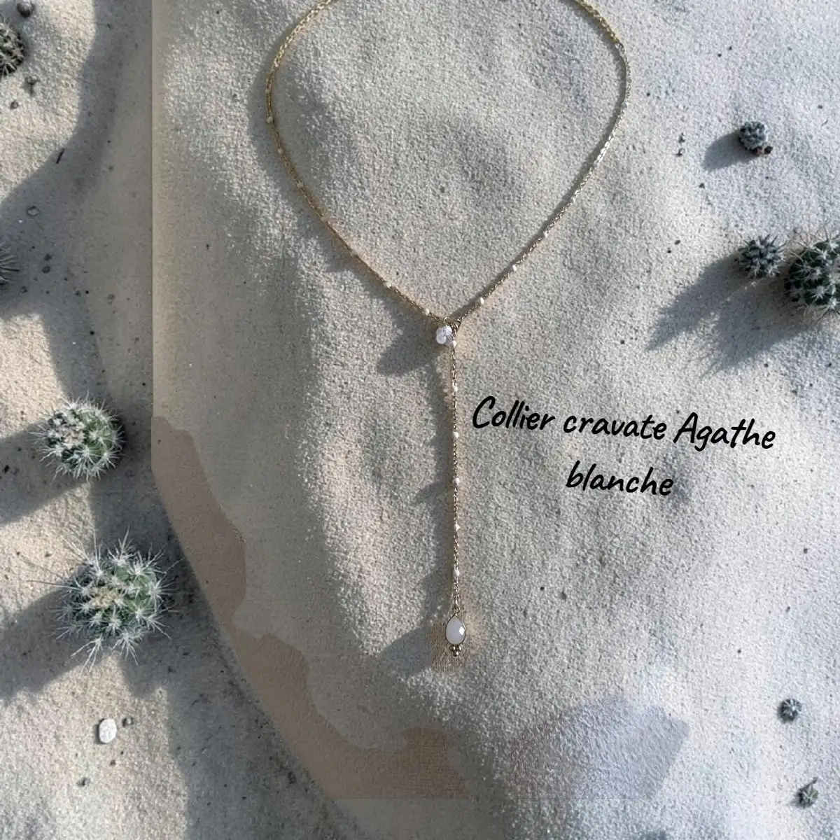 collier pierres