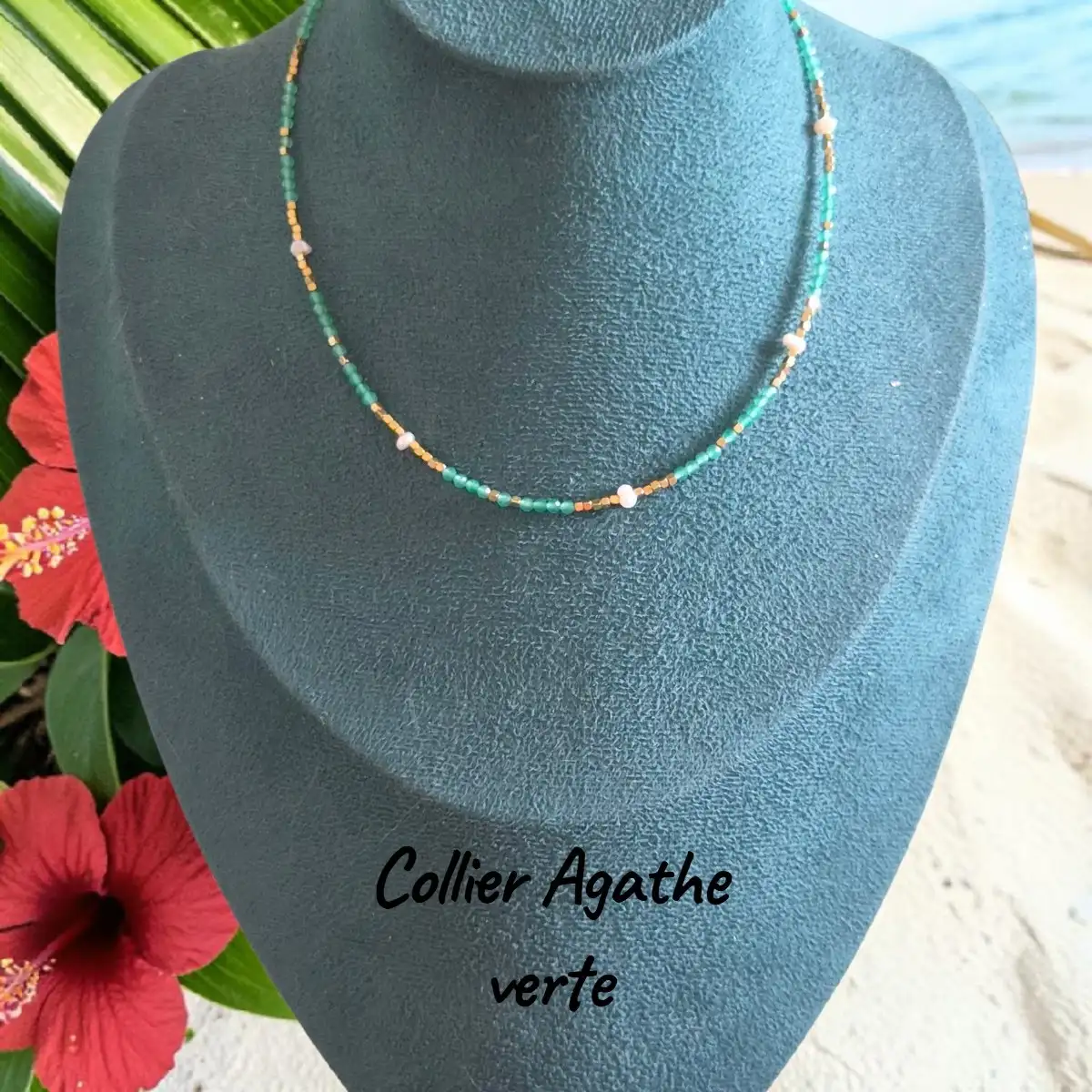 collier pierres