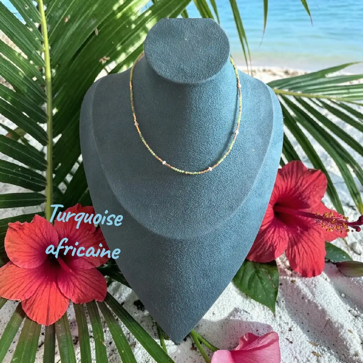 collier pierres
