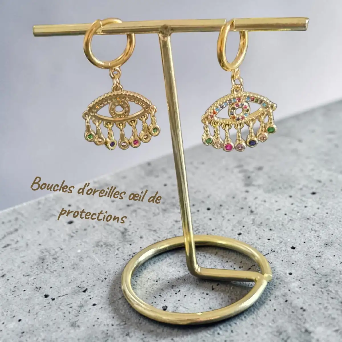 boucles d oreilles d été