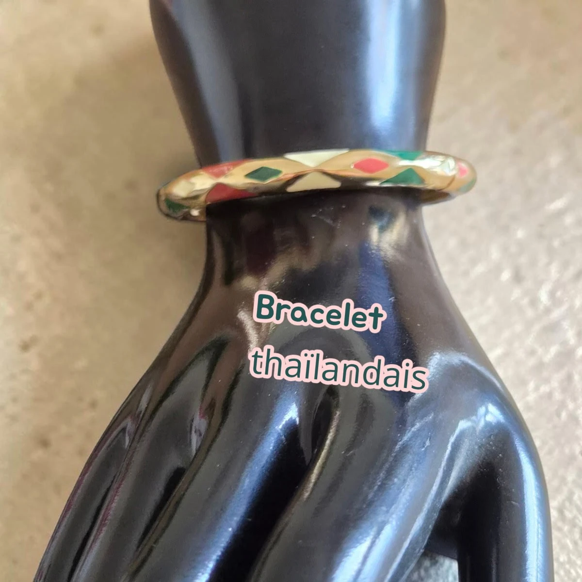 bracelet émaillé