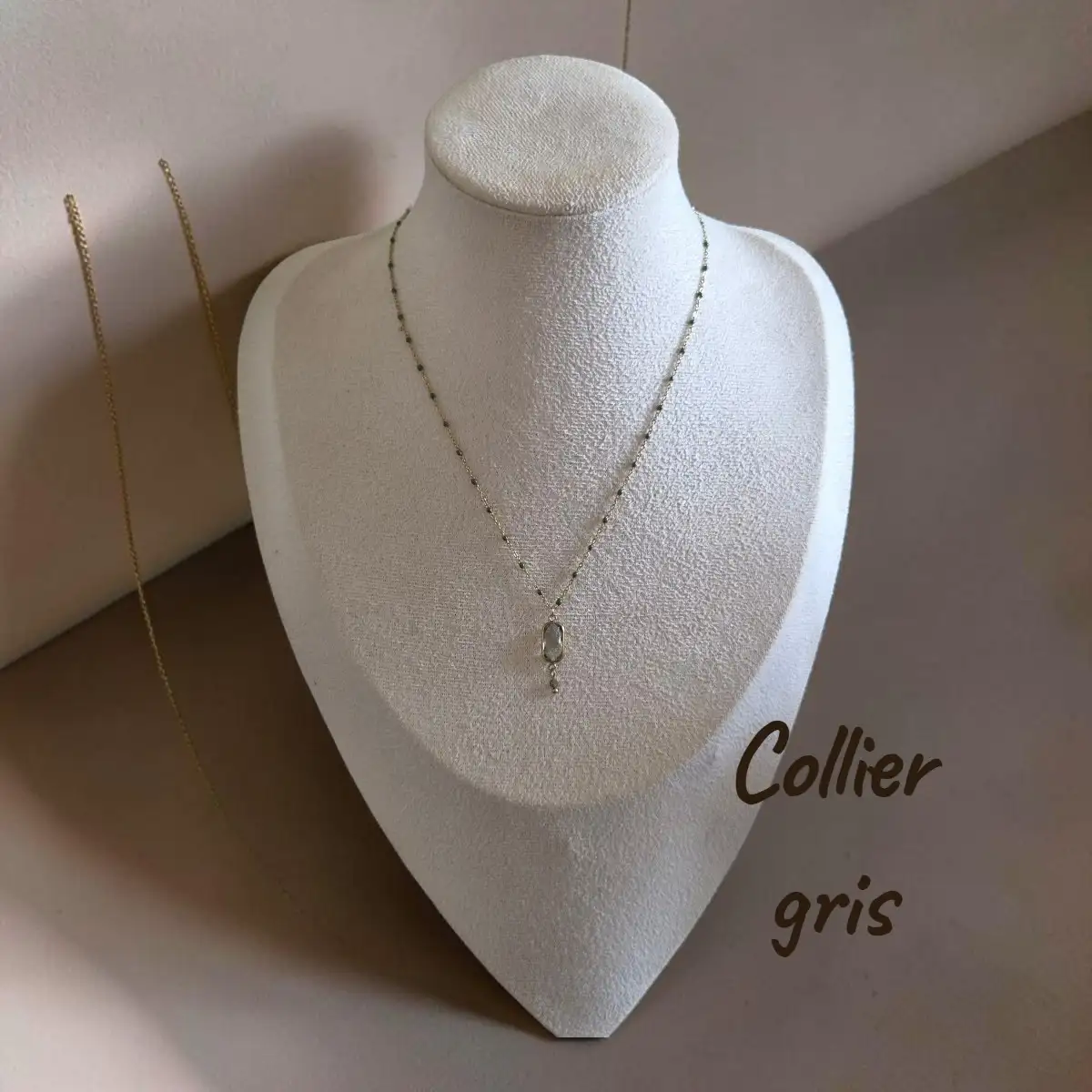 collier cristaux