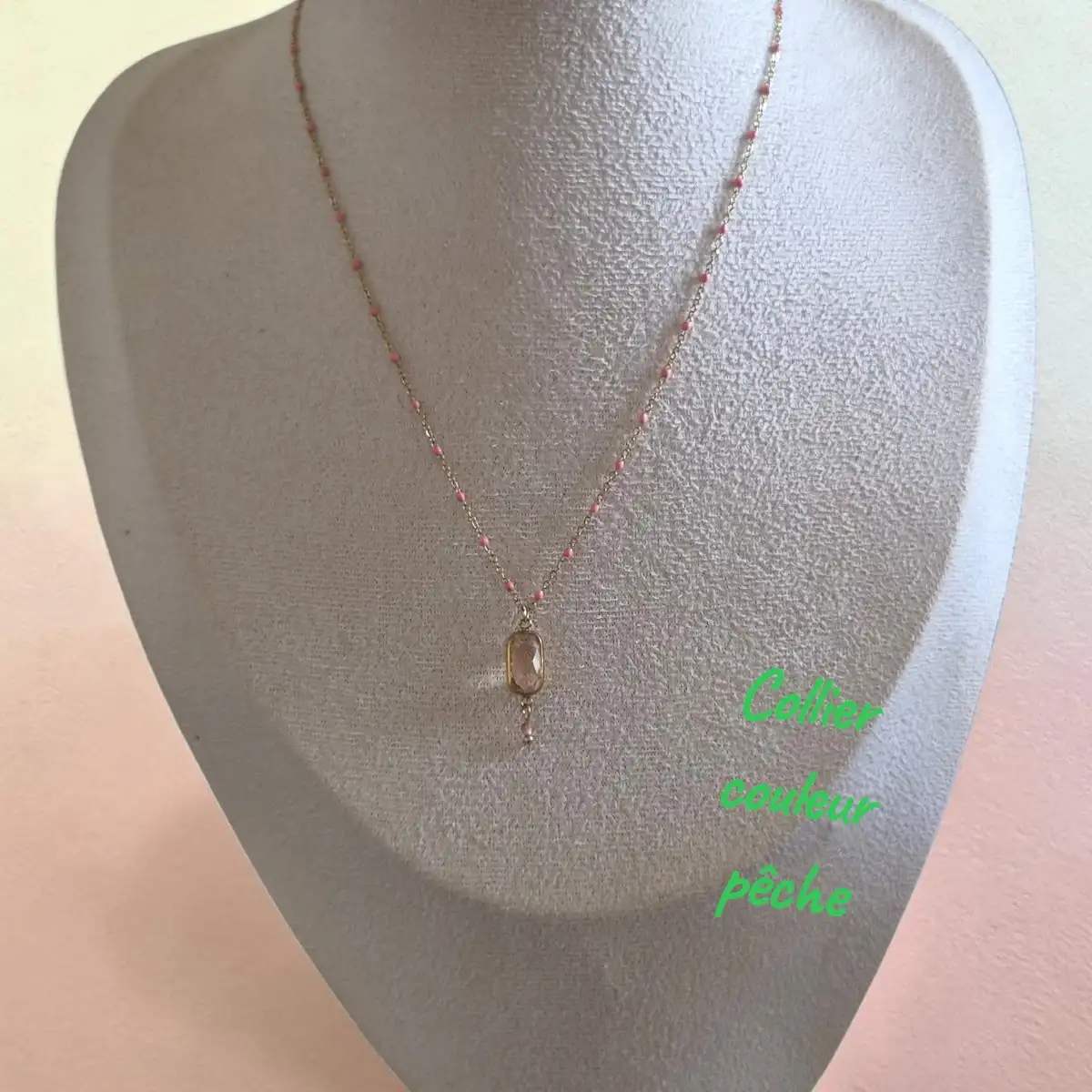 collier cristaux