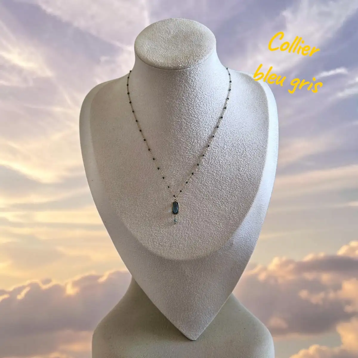 collier cristaux