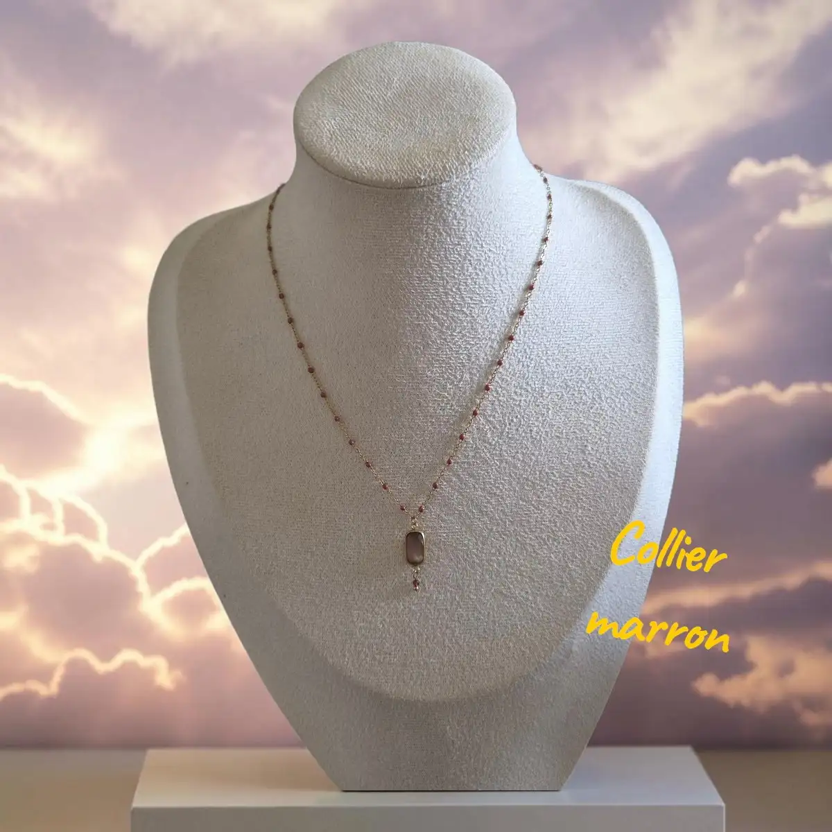 collier cristaux