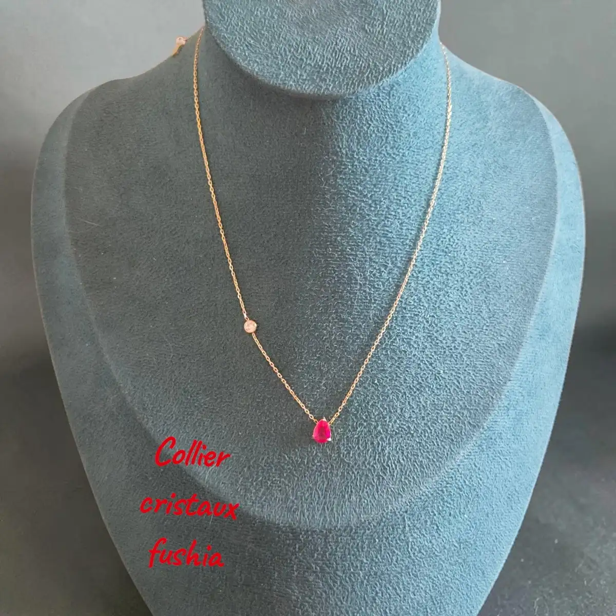 collier cristaux