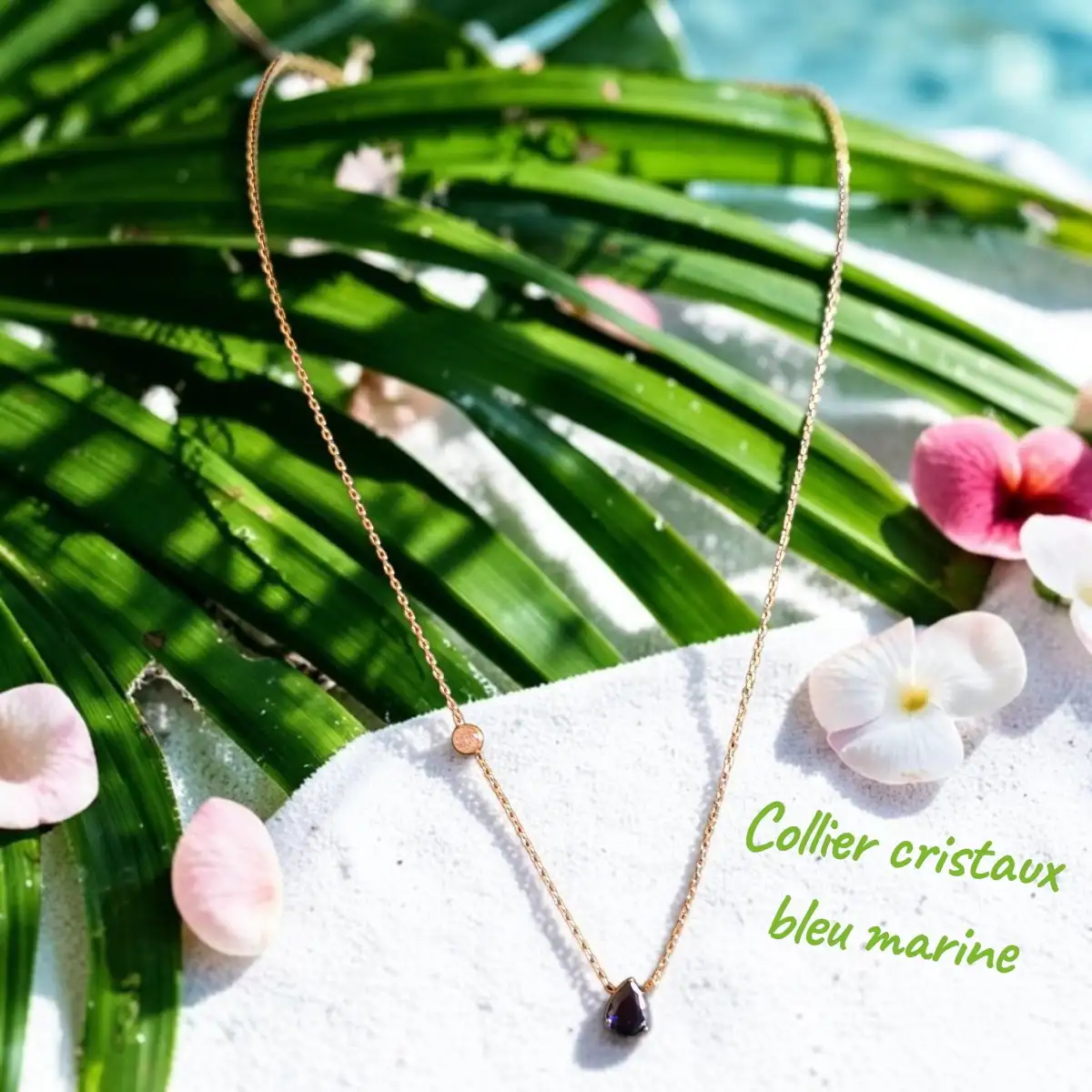 collier cristaux
