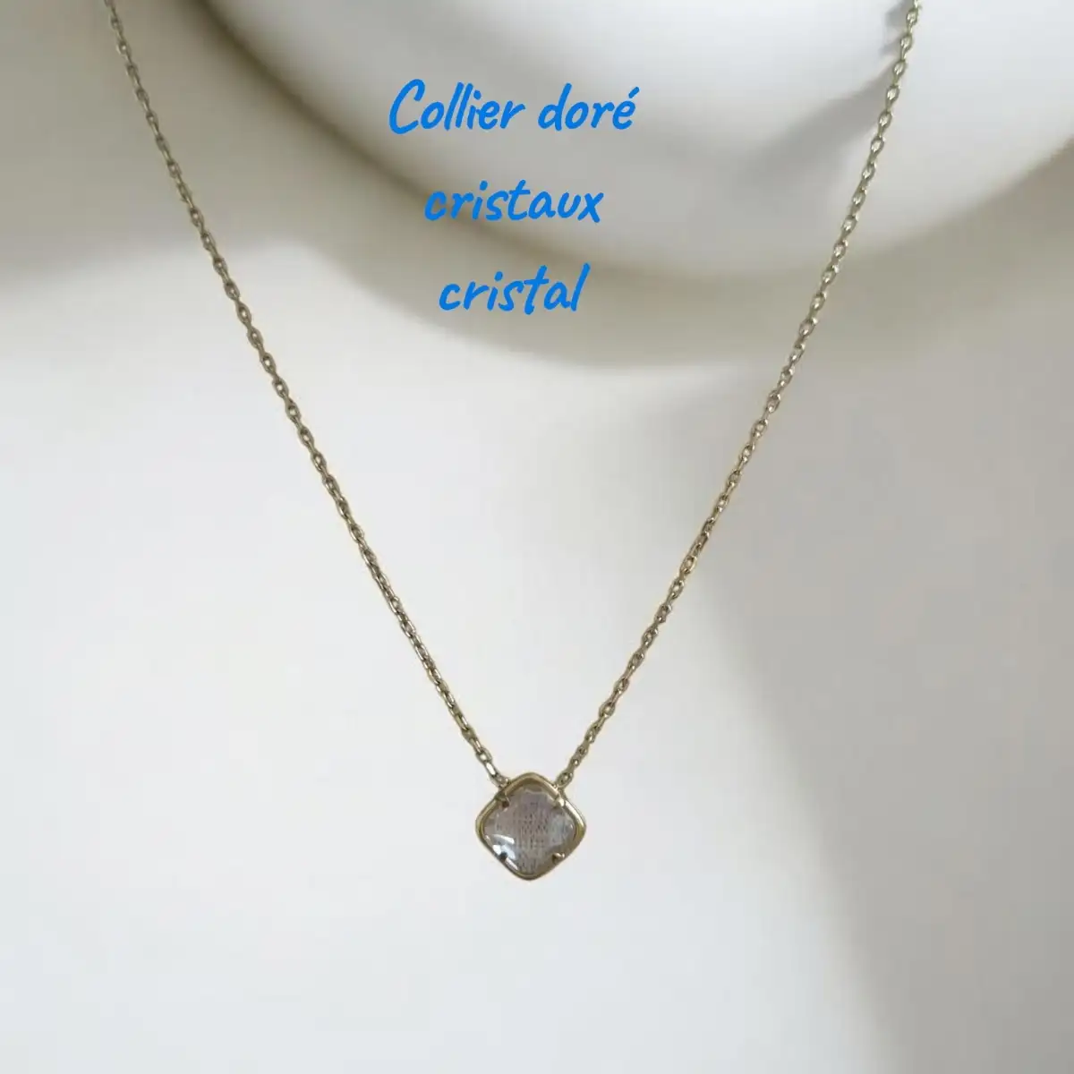 collier cristaux