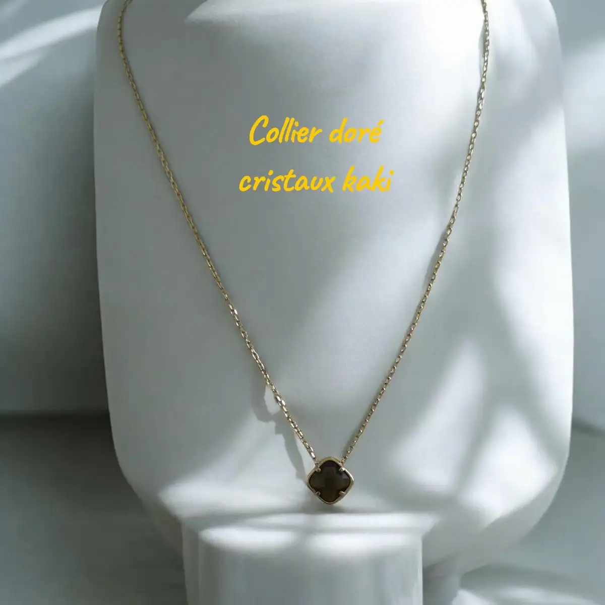 collier cristaux